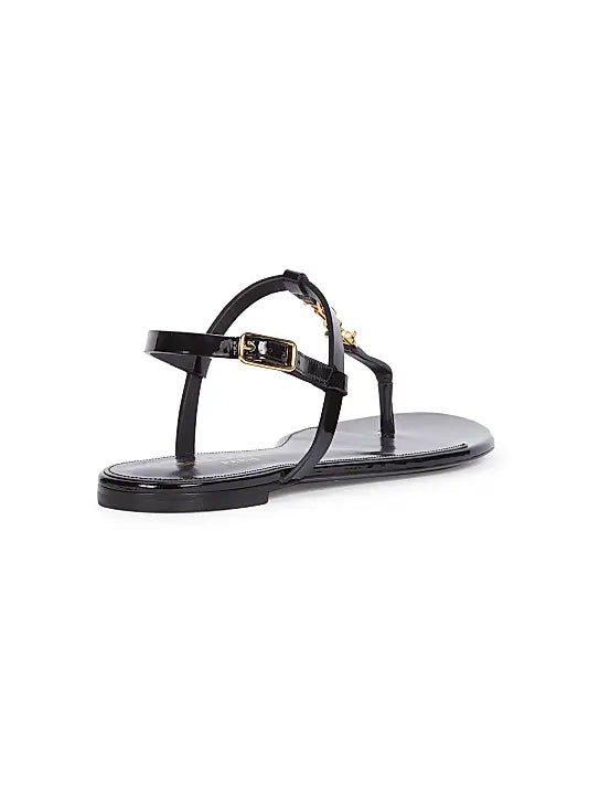 Cassandra Leather Slingback Sandals