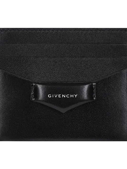 Antigona Card Holder in Box Leather