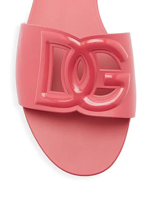 Interlock Logo Rubber Slides
