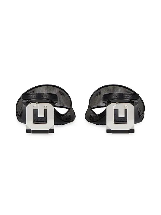 G Cube Mules in 4G Transparent Mesh