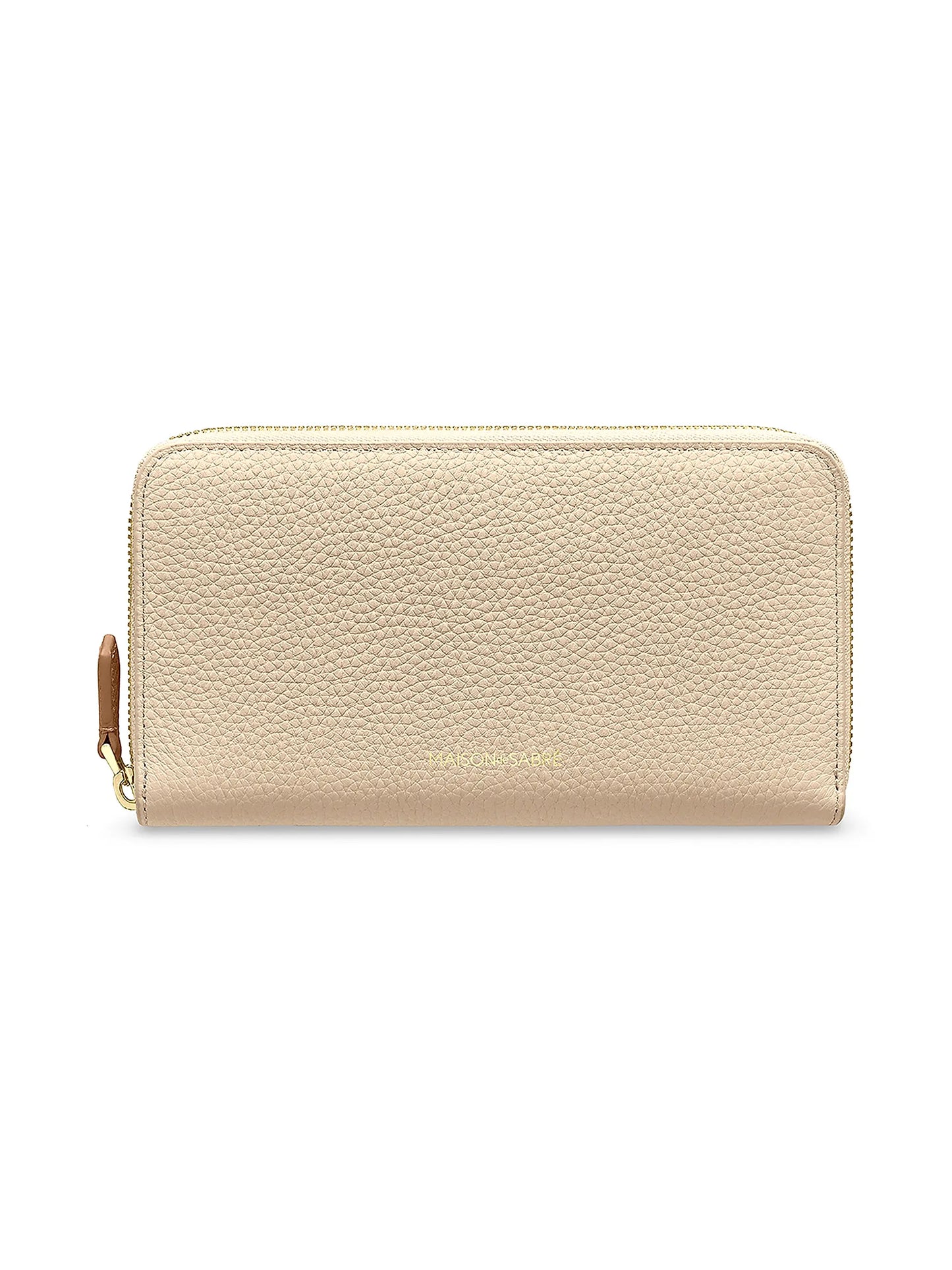 Long Leather Zip Wallet
