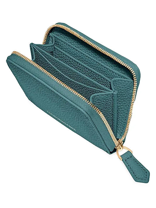 Small Leather Zipped Wallet