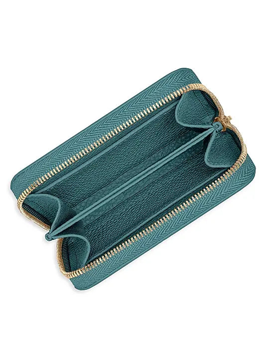 Small Leather Zipped Wallet