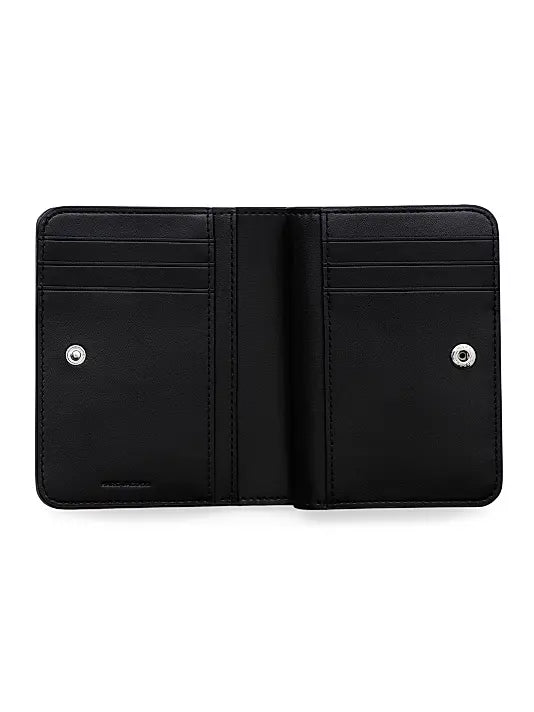he Mini Coated Glitter Compact Wallet