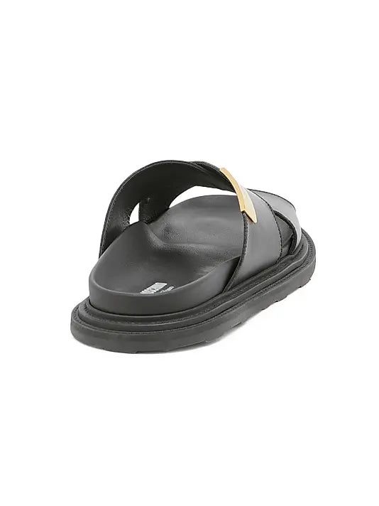 Leather Crisscross Sandals