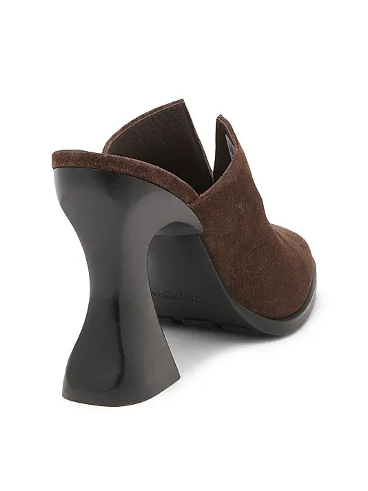 Cha-Cha 100MM Cut-Out Suede Mules