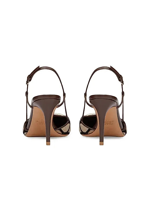 VLogo Signature Slingback Pumps 80MM