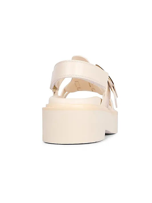 Viv Rangers 50MM Leather Platform Sandals