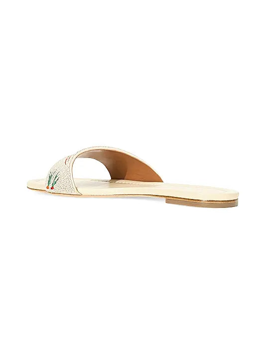 Gracie Beaded Flat Sandals