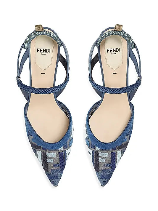 Colibri FF Logo Print 55MM Slingback Pump