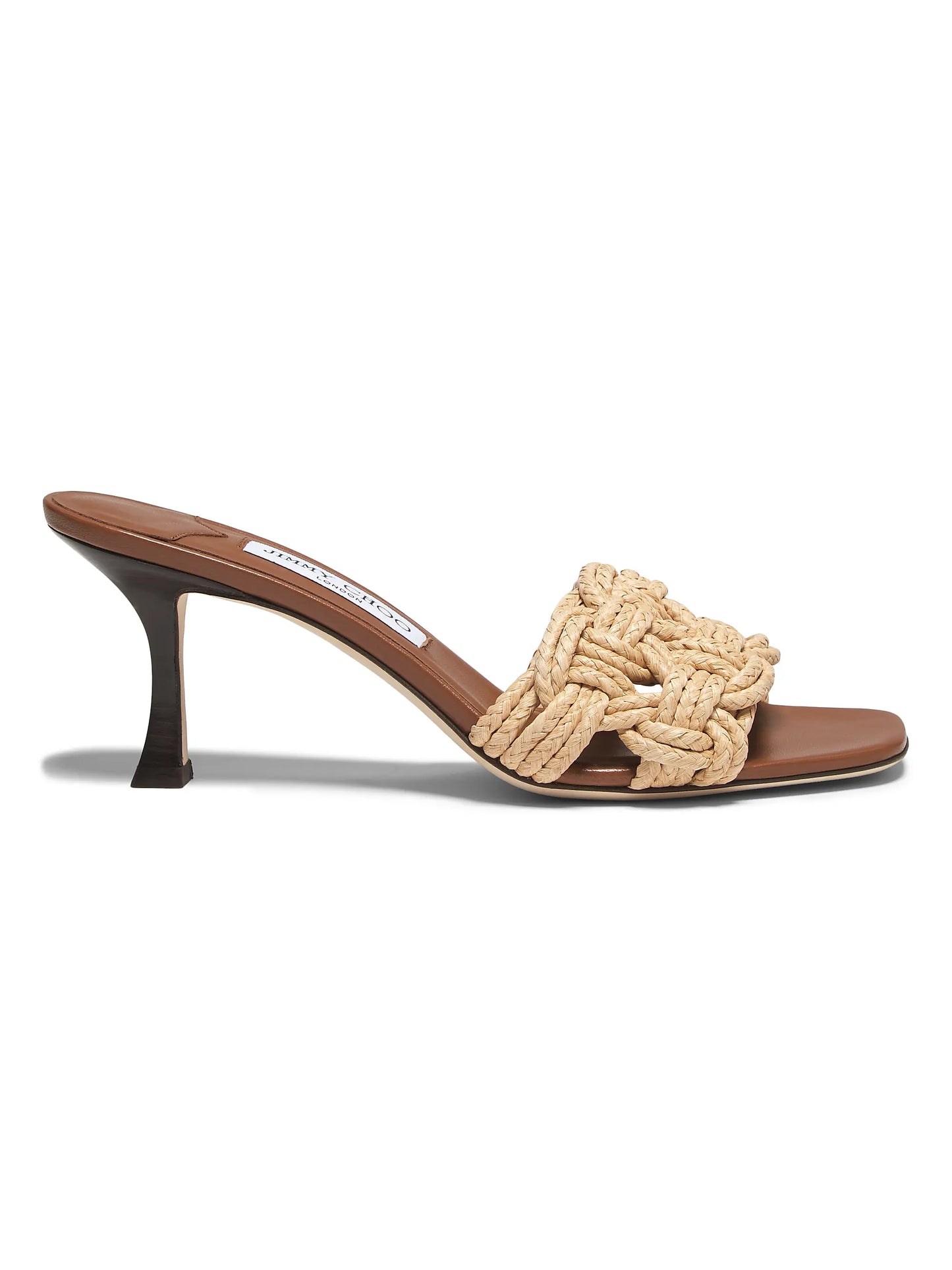 Chara 70MM Crochet Raffia Sandals