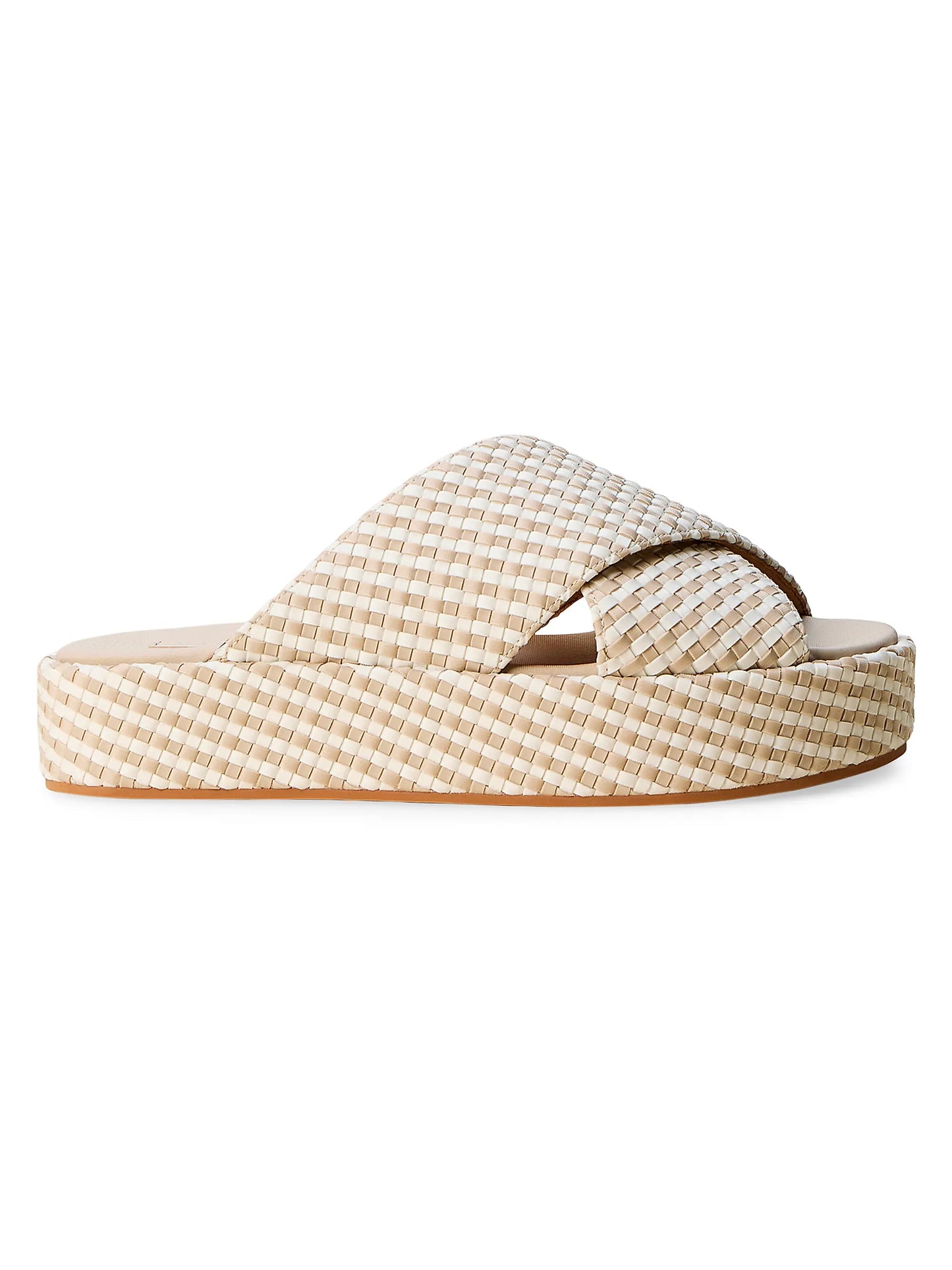 Laguna Striped Geo Platform Sandals