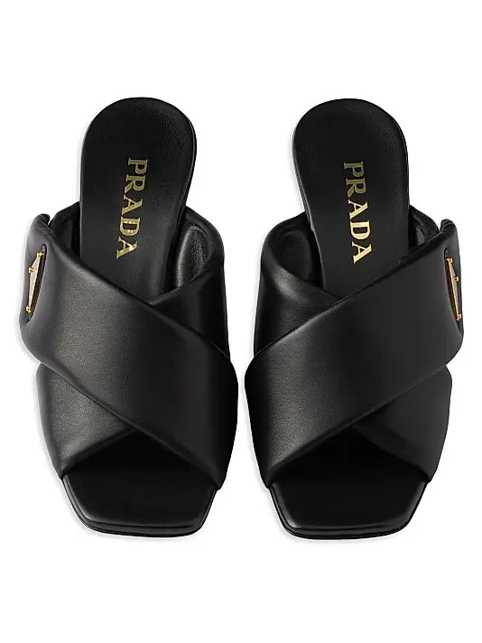 Padded 65MM Nappa Leather Sandals