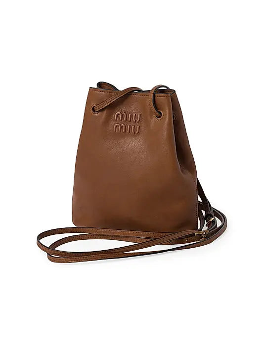 Nappa Leather Mini Bucket Bag