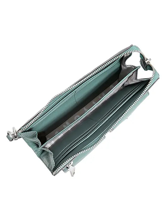 Saddle-Up Leather Wristlet Clutch
