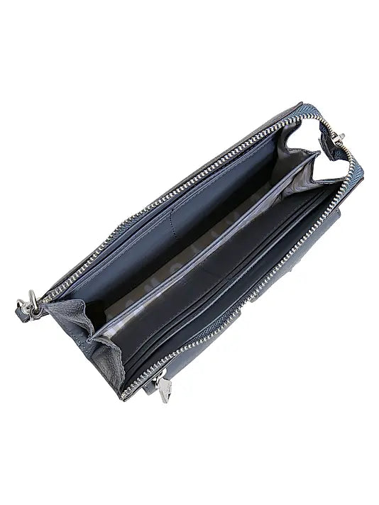 Saddle-Up Leather Wristlet Clutch