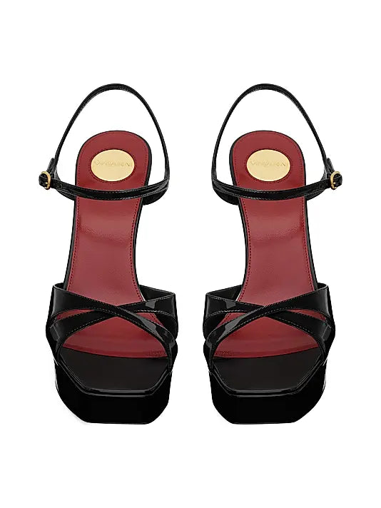 Debbie Platform Sandals in Patent Leather