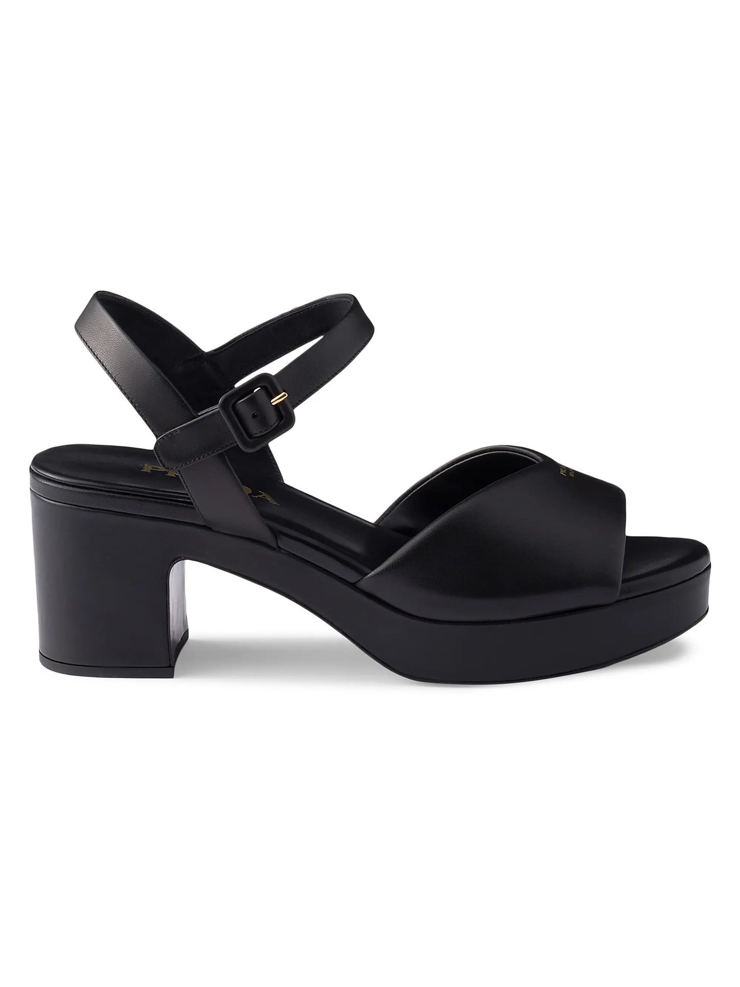 Padded Nappa Leather Sandals