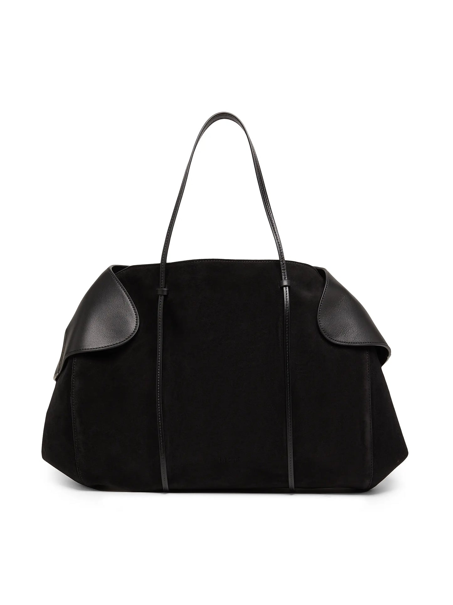 Berenices Suede & Leather Shoulder Bag