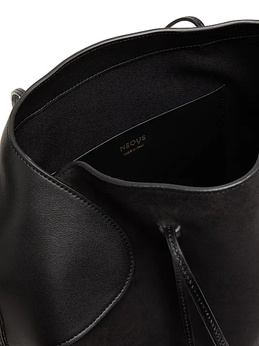 Berenices Suede & Leather Shoulder Bag