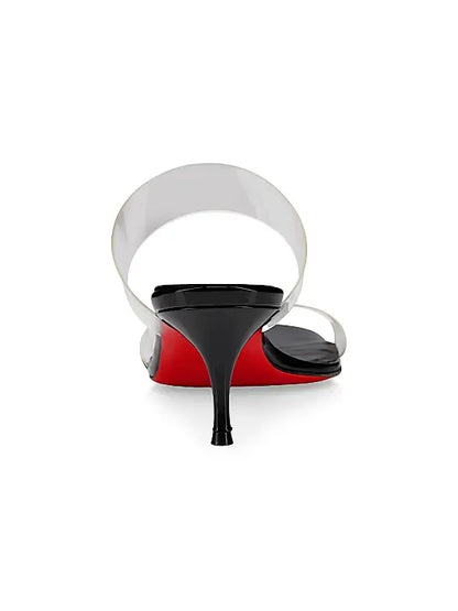 Just Nothing 55MM Leather Sandal Heels