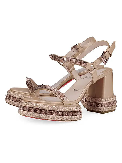 Superaclou 85MM Leather Sandals