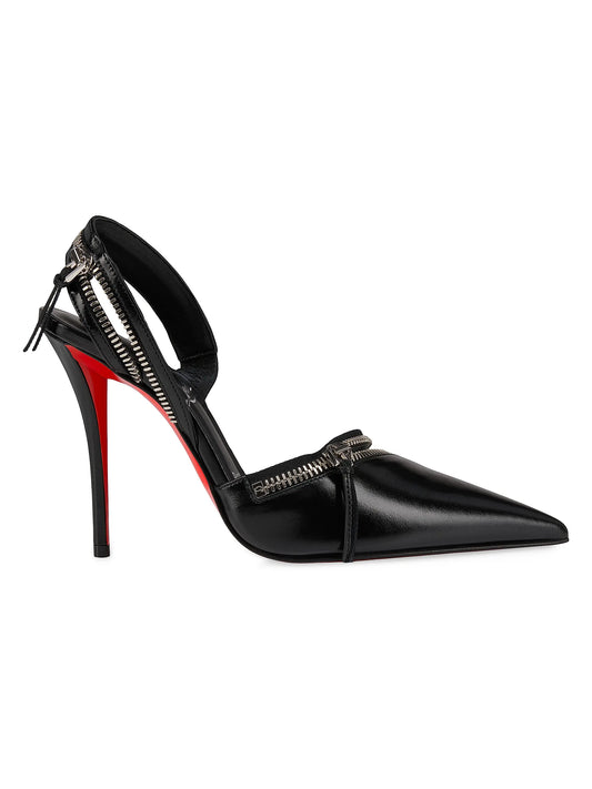 Slingyzip 100MM Leather Pumps