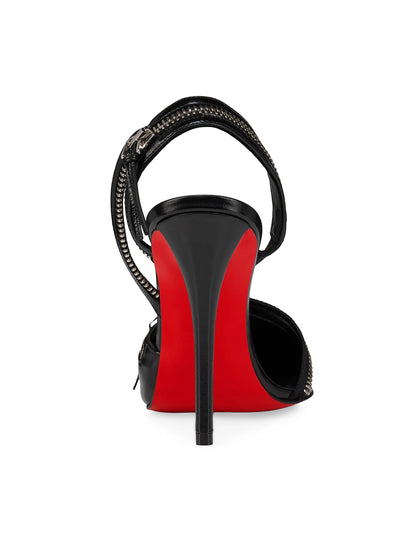 Slingyzip 100MM Leather Pumps