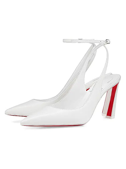 Condora Strap 85MM Leather Pumps