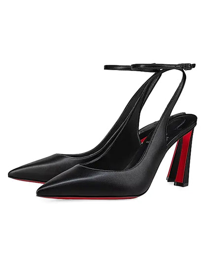 Condora Strap 85MM Leather Pumps