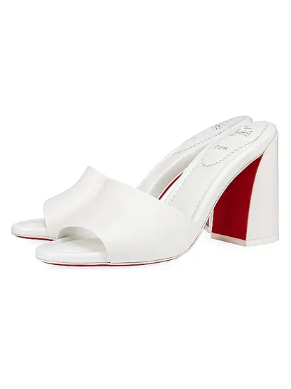 Jane 85MM Leather Mules