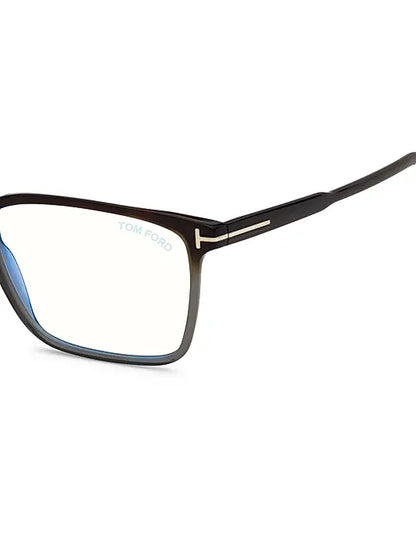 54MM Blue Block Rectangular Optical Glasses