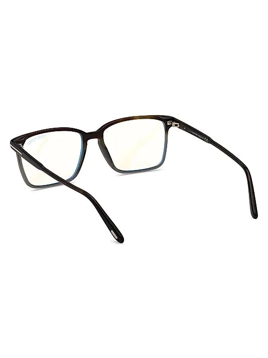 54MM Blue Block Rectangular Optical Glasses