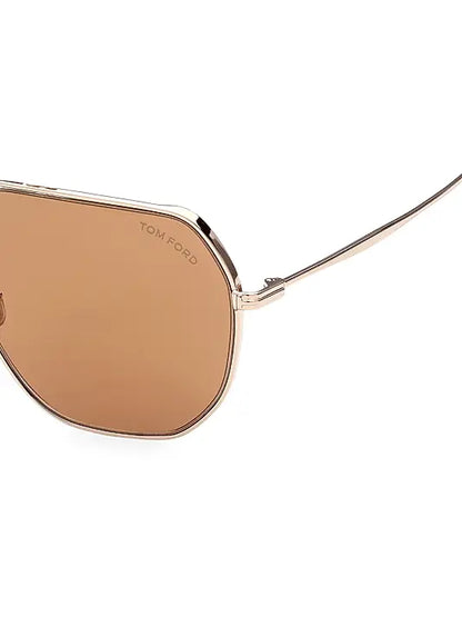 Gilles-02 59MM Geometric Sunglasses
