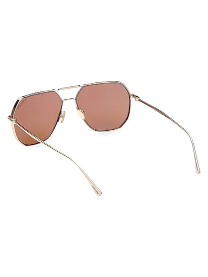 Gilles-02 59MM Geometric Sunglasses