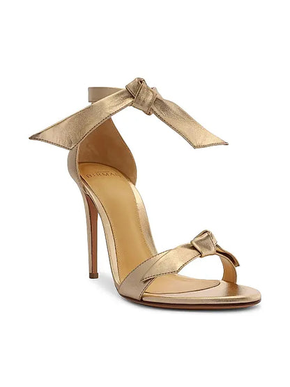Clarita Metallic Leather Sandals