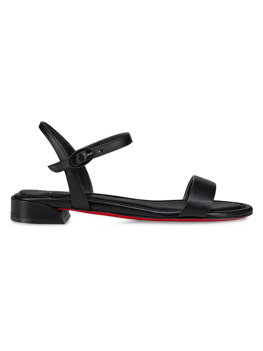 Sweet Jane Nappa Leather Flat Sandals