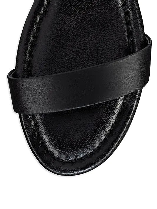 Sweet Jane Nappa Leather Flat Sandals