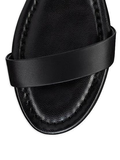 Sweet Jane Nappa Leather Flat Sandals