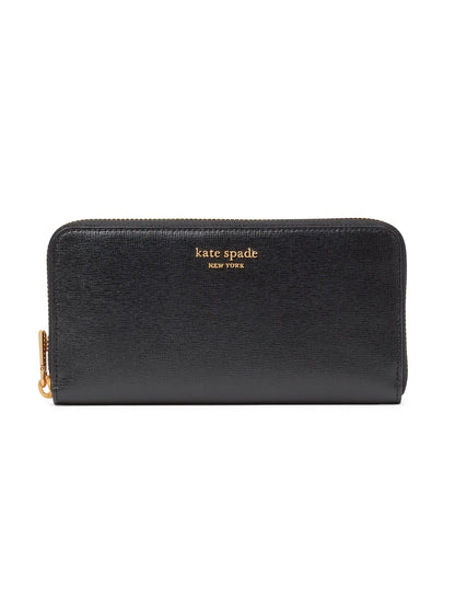 Morgan Saffiano Leather Zip-Around Continental Wallet