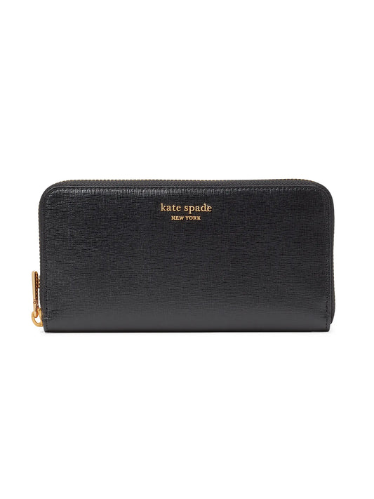 Morgan Saffiano Leather Zip-Around Continental Wallet