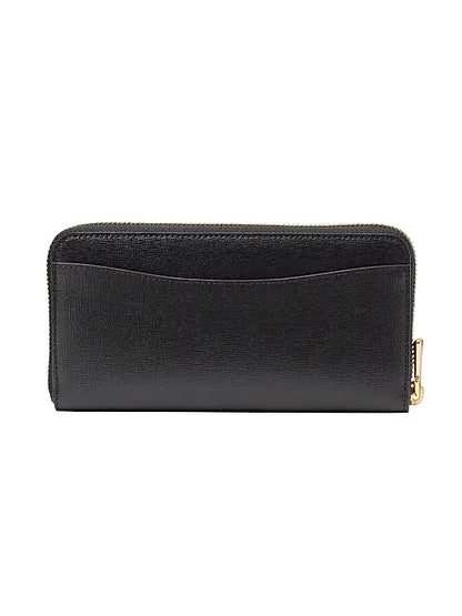 Morgan Saffiano Leather Zip-Around Continental Wallet