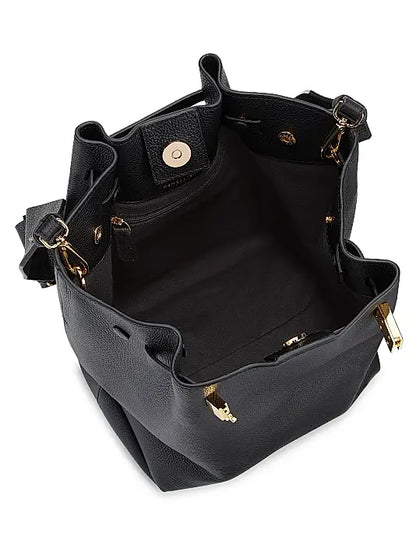 New York Leather Bucket Bag