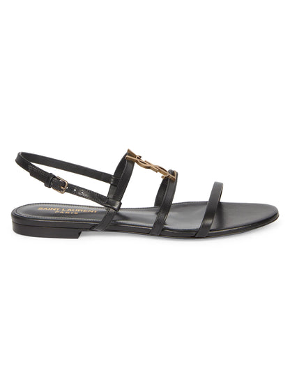 Cassandra Leather Slingback Sandals