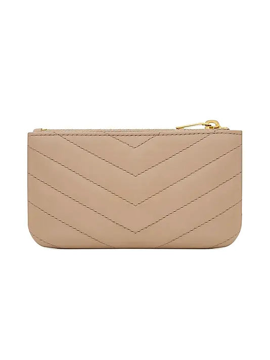 Monogram Matelasse Leather Zip-Around Wallet