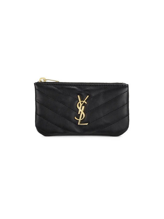 Monogram Matelasse Leather Zip-Around Wallet