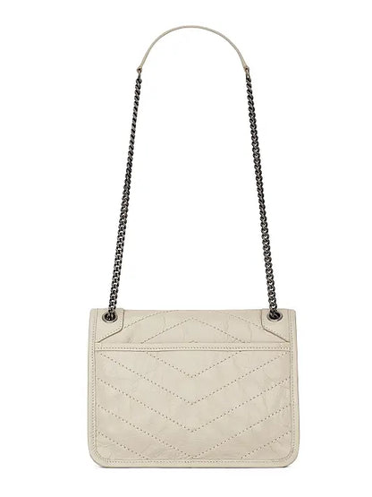 Niki Baby Shoulder Bag in Vintage Leather