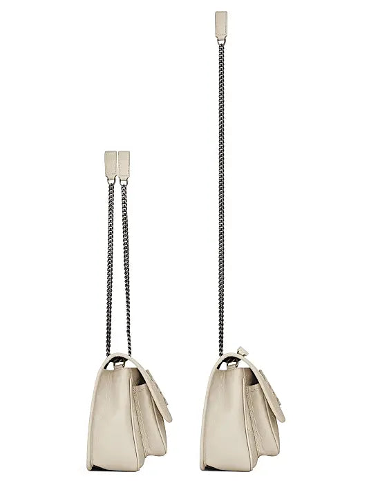 Niki Baby Shoulder Bag in Vintage Leather