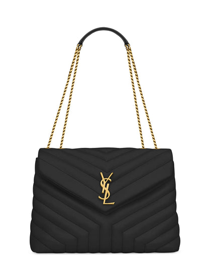 Loulou Medium Shoulder Bag in Quilted Leather