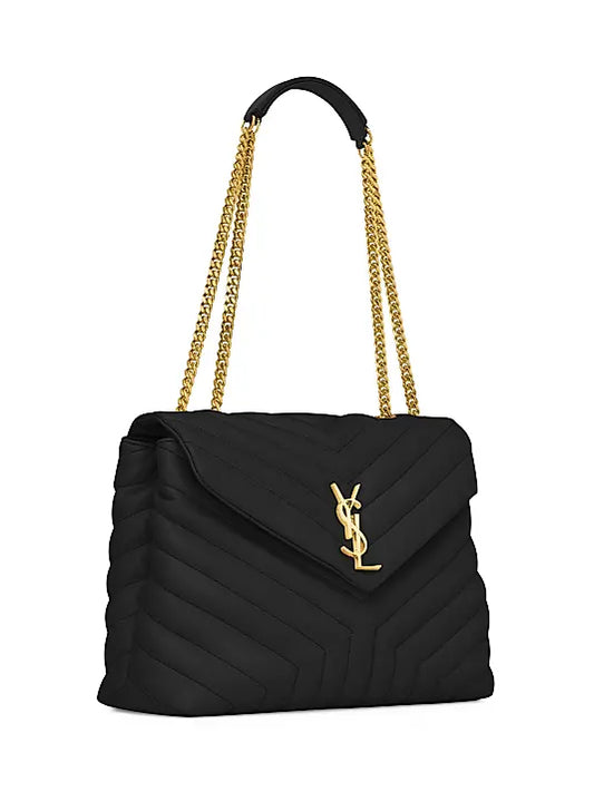 Loulou Medium Shoulder Bag in Quilted Leather